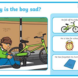 'Why' and 'Because' Question Scene Cards