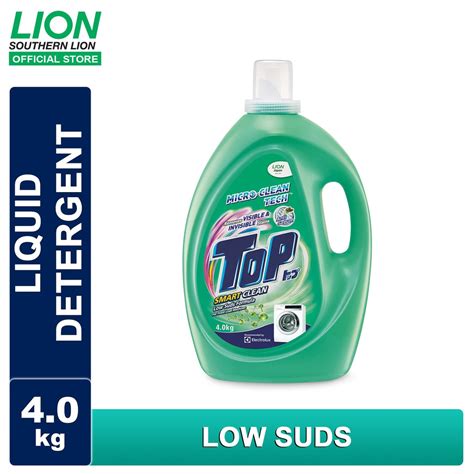 TOP Front Load Liquid Laundry Detergent - Smart Clean Low Suds (4kg ...