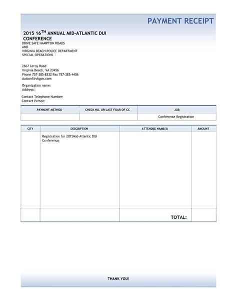 19+ Excel Receipt Templates Csv - Great Research