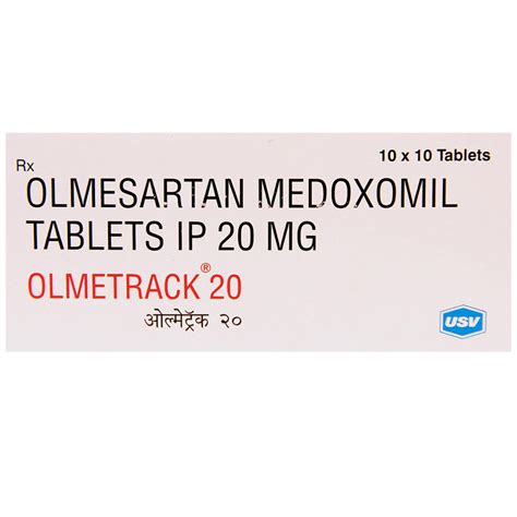 Olmetrack 20 Tablet | Uses, Side Effects, Price | Apollo Pharmacy