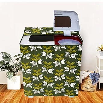 E-Retailer® Polyester Semi Automatic Washing Machine Cover With Zip ...
