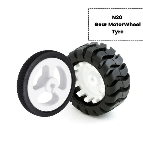 Rubber Wheel Tyre for N20 Gear Motor - Durable and Reliable
