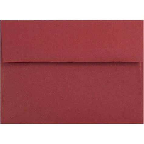 JAM Paper A6 Envelopes, 4 3/4 x 6 1/2, Dark Red, 50/Pack - Walmart.com