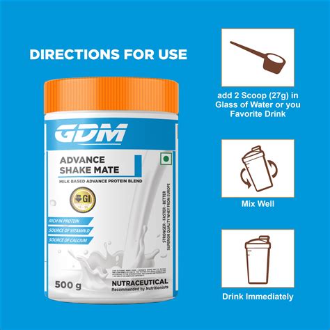 Delicious Protein Shake with Vitamin D & Calcium — GDM Nutraceuticals