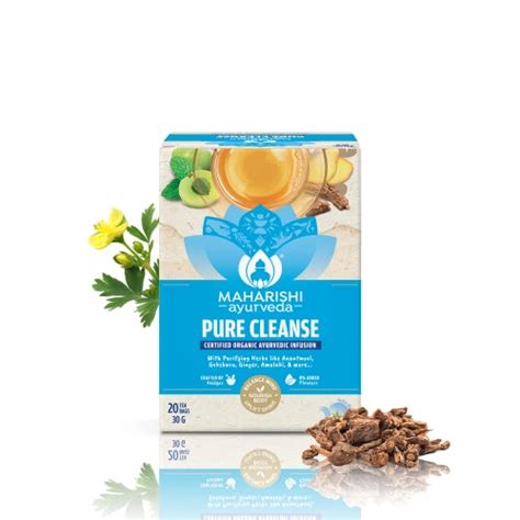 Pure Cleanse Ayurvedic Detox Tea | Natural Herbal Blend for Detox ...