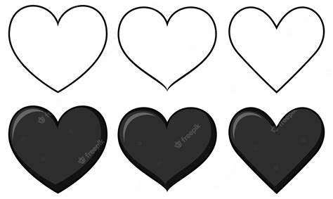 heart silhouettes #3590818