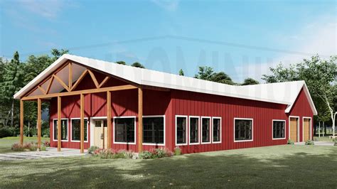 3000 Sq Ft Barn 4 Bedroom Barndominium Floor Plans With Pictures