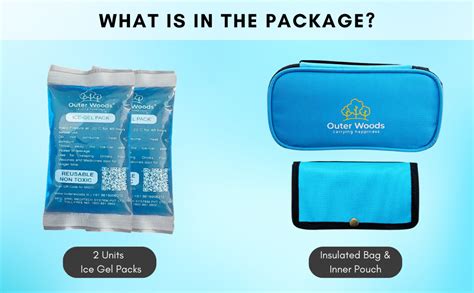 Buy Outer Woods Insulin Cooling Travel Pouch for Diabetics with Two Ice ...