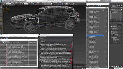 3D Jeep Cherokee SUV Rigged for Cinema 4D model | 3D Molier International