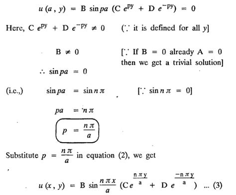 Steady state solution of two dimensional equation of heat conduction ...