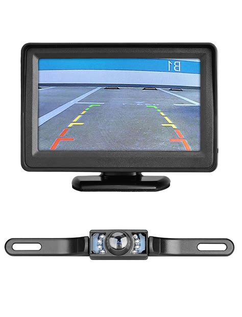 Buy Backup Camera Monitor Kit Wireless, Lychee 4.3in Monitor and Rear ...