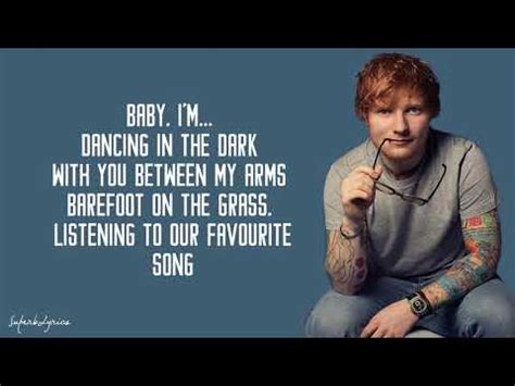 Ed Sheeran Songs Dancing In The Dark - Music Used