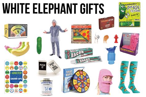 30 Hilarious White Elephant Gifts Under $30 - Play Party Plan