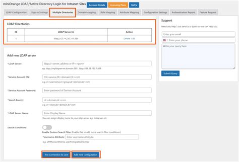 Guide to Setup Intranet Multiple Directory Premium Plugin