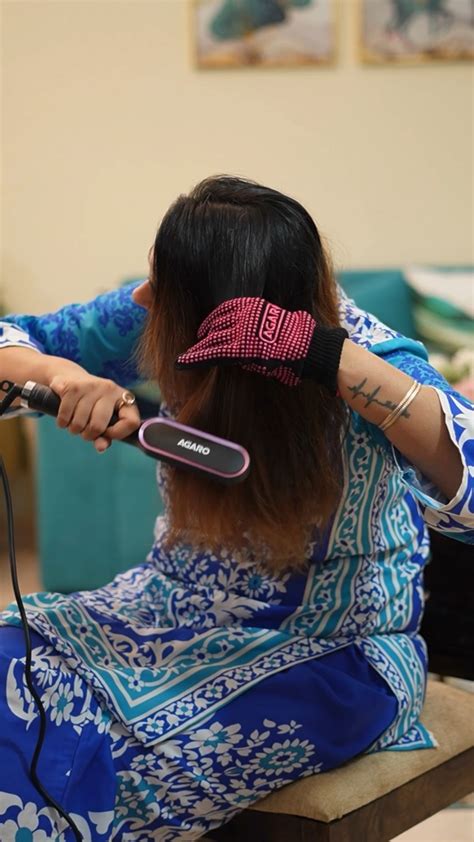 Watch Agaro Hair Straightening Brush on Amazon Live