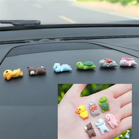 JIALTO Car Dashboard Accessories Cute Cartoon Couples Plastic Action ...