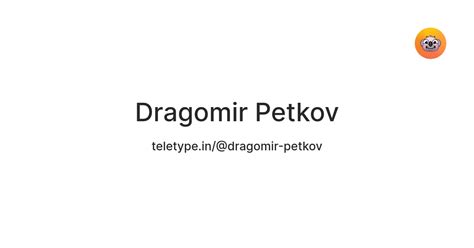 Dragomir Petkov — Teletype