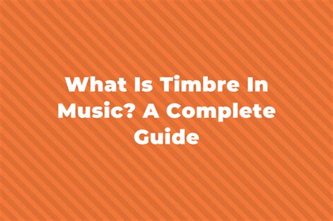 Image result for Timbre Music Example Song