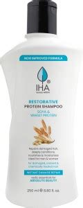 IHA Restorative Protein Shampoo for Hair Moisture and Damage Repair ...