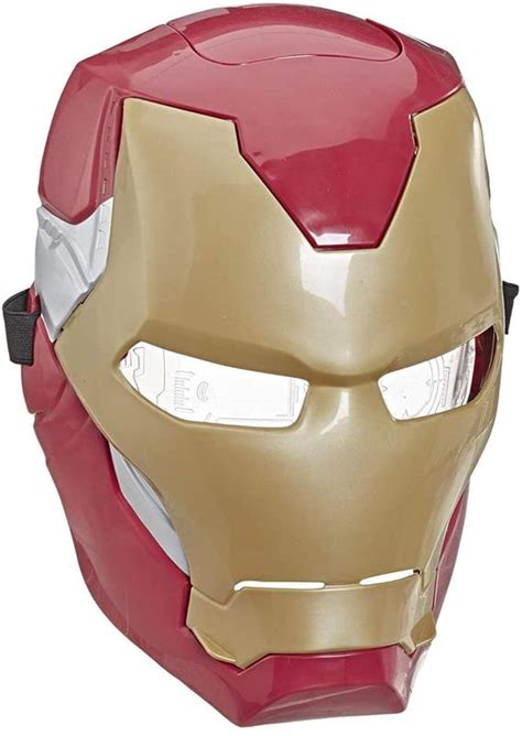 Buy Selibration Superhero 10" Inch Ironman Plastic Face Mask (Golden ...