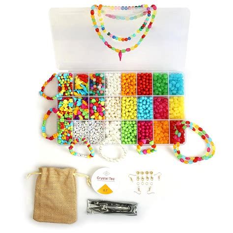 ambitieux Kids' Beading Craft Kit – Create Your Own Bracelets ...