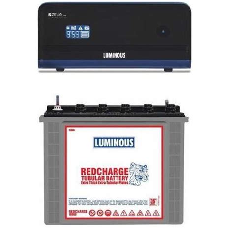 Luminous Zelio1100 900VA Inverter (With RC 18000 Tubular Battery) Price ...