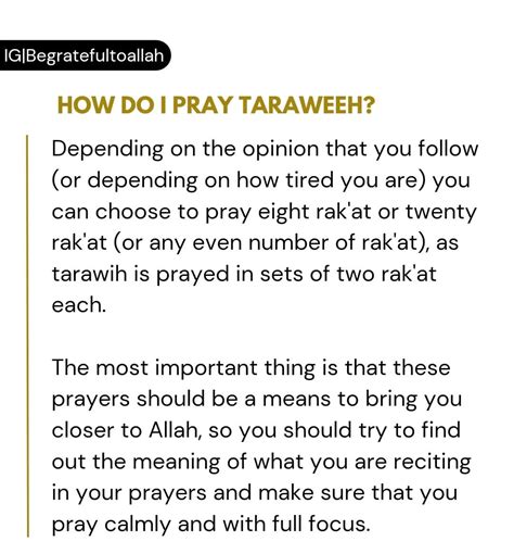 How To Pray Taraweeh... THREAD - Thread from Idris @7signxx - Rattibha