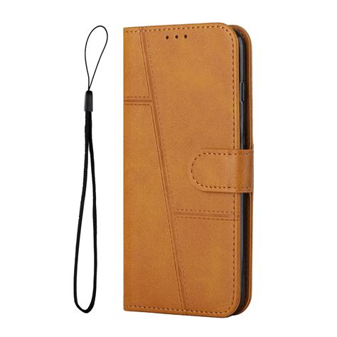 Buy For Samsung Galaxy M23 5G/ Galaxy F23 Japan Stitching Calf Texture ...