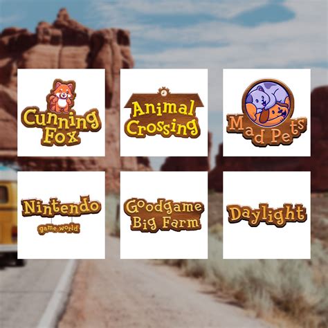 Animal Crossing Logo Template – MasterBundles