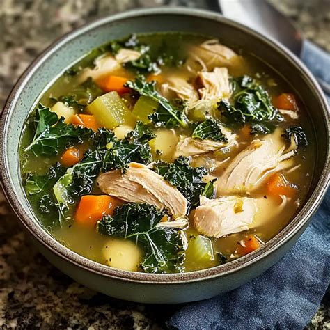 Healthy Chicken & Kale Soup Recipe for a Nutritious Meal - Family Table ...