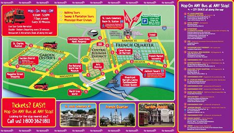 New Orleans Tourist Map | Explore the City