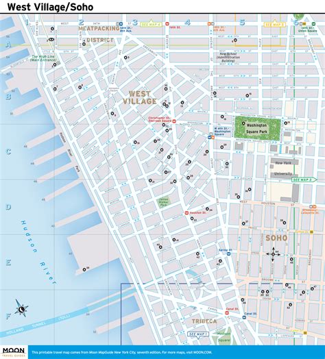 New York City Map: West Village and Soho | Moon Travel Guides