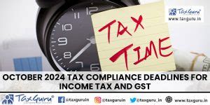 January 2025 Tax Compliance Deadlines for Income Tax and GST