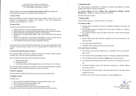 Controller Of Communication Accounts Odisha