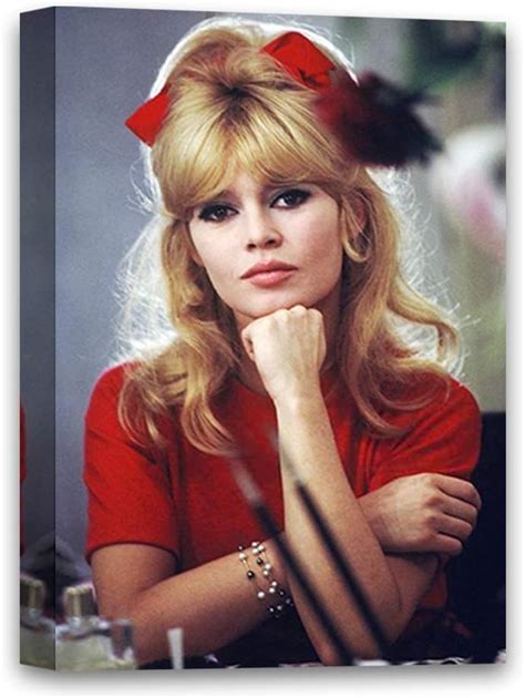 Buy Old Movie Star Brigitte Bardot Wall Art Brigitte Bardot Canvas ...