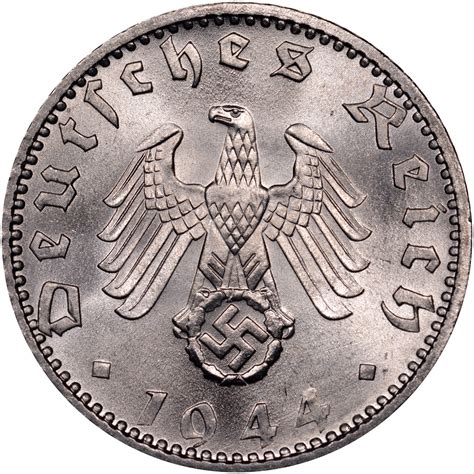 1939-Common date Germany, Third Reich 50 Reichspfennig KM 96 Prices