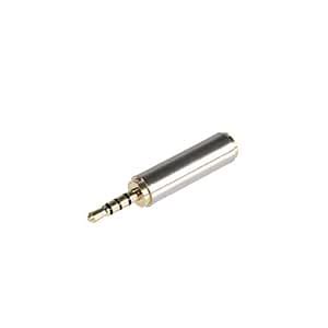 Sonic Plumber Gold Plated 2.5mm TRRS (4 Pole) Male to 3.5mm TRRS (4 ...