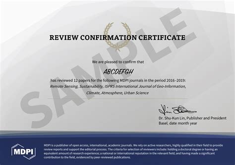 MDPI | Guidelines for Reviewers