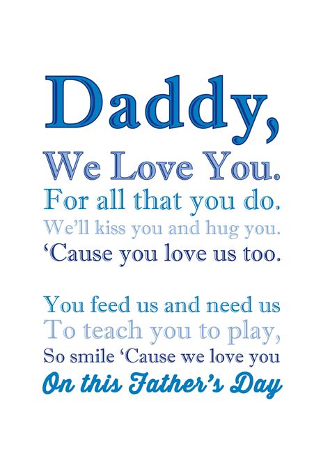 Fathers Day Poems