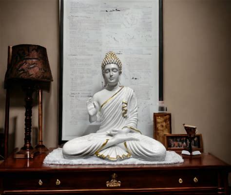 Buy Buddha Statue for Living Room, Buddha Big Statue for Home, Buddha ...