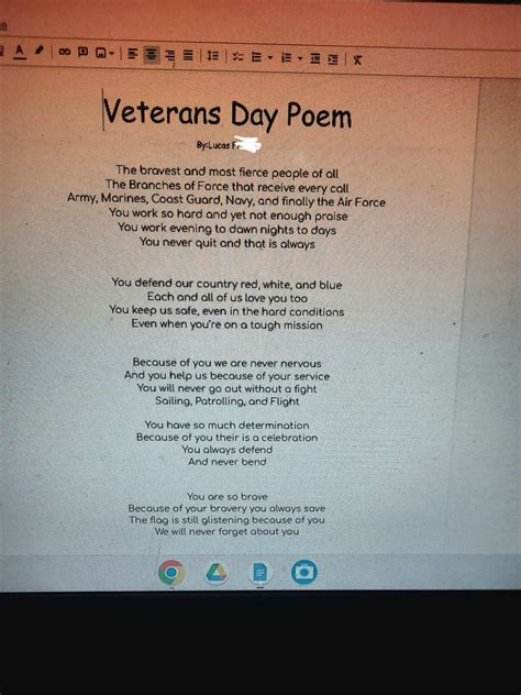 Veterans Day Poem