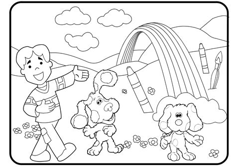 Blues Clues Coloring Pages