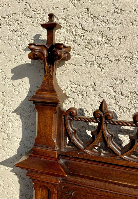 Neogothic Carved Bed at 1stDibs | gothic bed frame, gothic beds, gothic ...