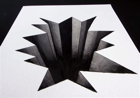 3D hole drawing is 3 dimensional drawing, in this drawing you will see ...