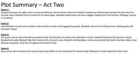 Simply explained: Ultimate Macbeth Revision Guide: Summaries, Quotes ...