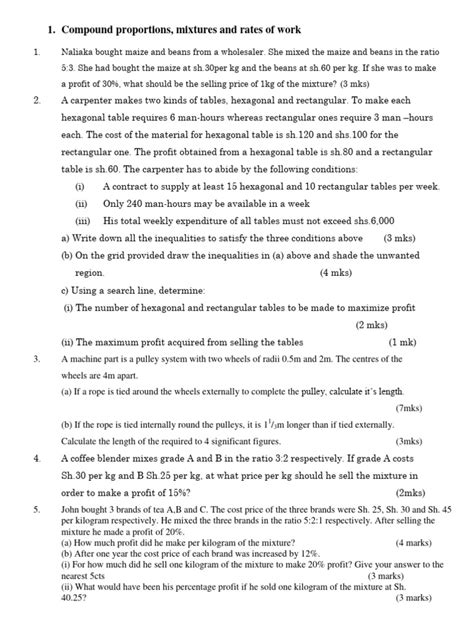 Image result for Compound Proportion Problems