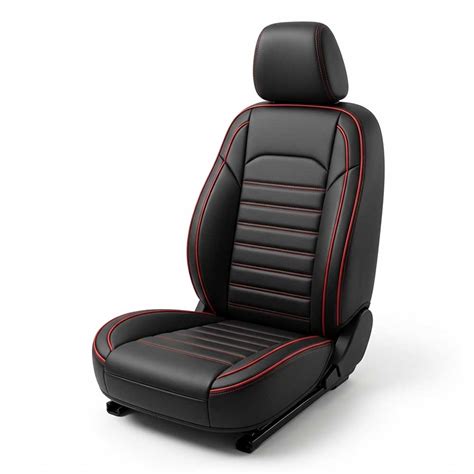Sonet Seat Cover Black Red | Custom Fit – Car Shala
