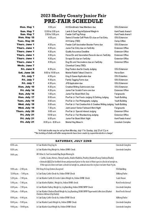 pennsylvania county fair dates