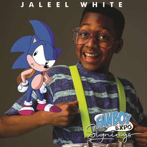 Jaleel White Urkel & Sonic the Hedgehog Signing - Fanboy Expo Store