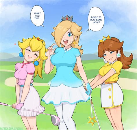 princess peach, rosalina, and princess daisy (mario and 2 more) drawn ...